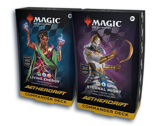 Magic: The Gathering - Aetherdrift Commander Deck Set (Eternal Might and Living Energy)