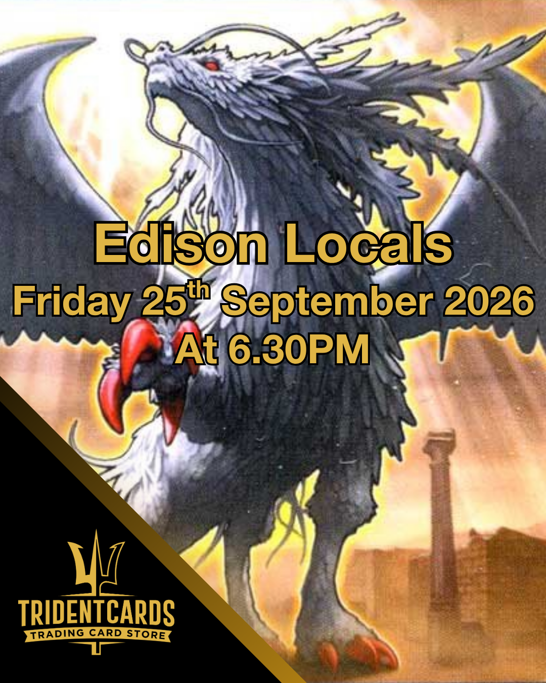 Mansfield - Yugioh Edison Locals - 6.30PM - 25/9/2026