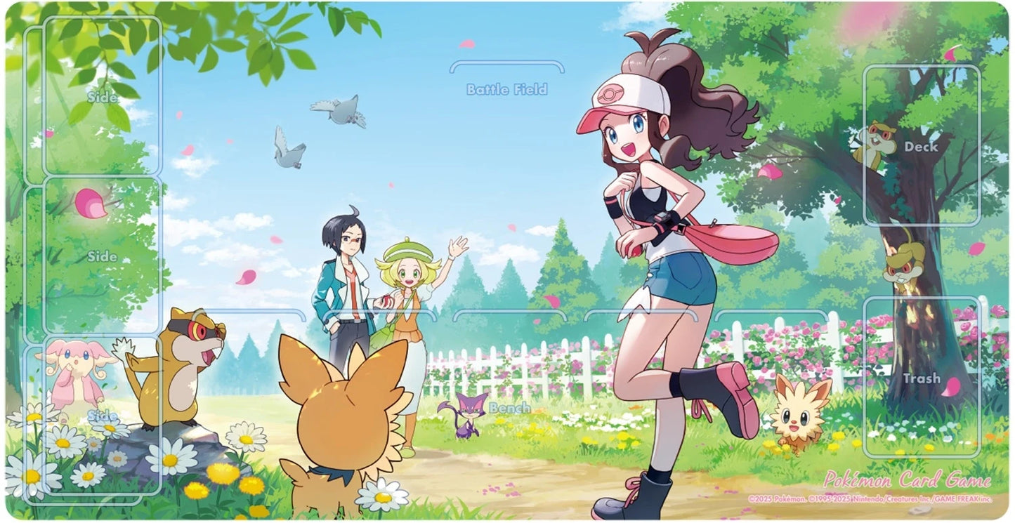 Pokemon Center Japan - Hilda & Friends Playmat