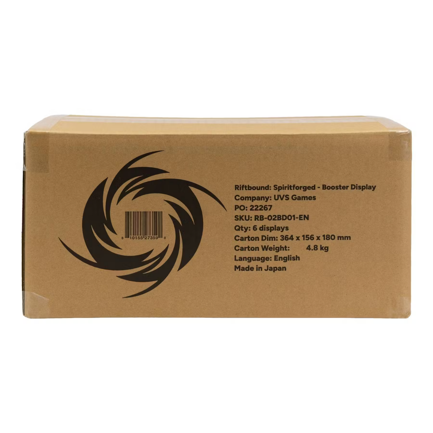 Riftbound: League of Legends TCG - Set 02 - Spiritforged - Sealed Display Case (6 Booster Boxes)