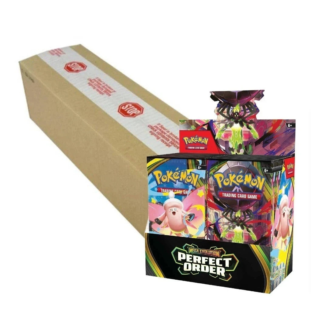 Pokmon TCG: Mega Evolution-Perfect Order Booster Display Box Sealed C Trident Cards Pokmon TCG: Mega Evolution-Perfect Order Booster Display Box Sealed C Trident Cards