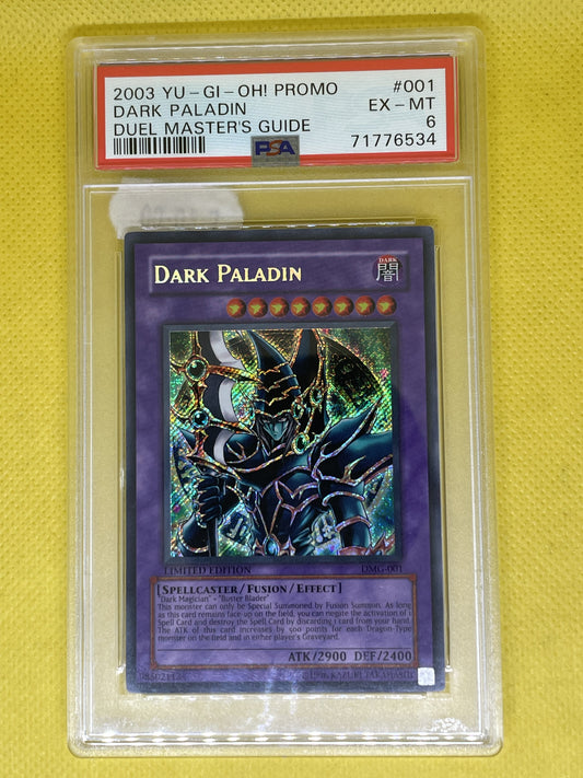 Dark Paladin DMG-EN001 Secret Rare Promo PSA 6