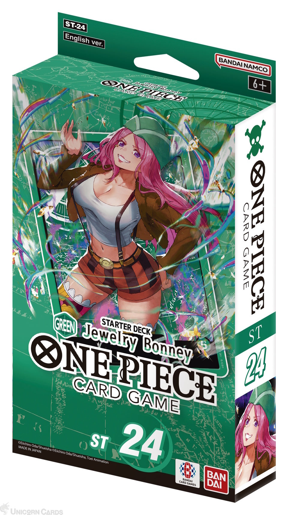 One Piece Card Game: Starter Deck - GREEN Jewelry Bonney - [ST24]