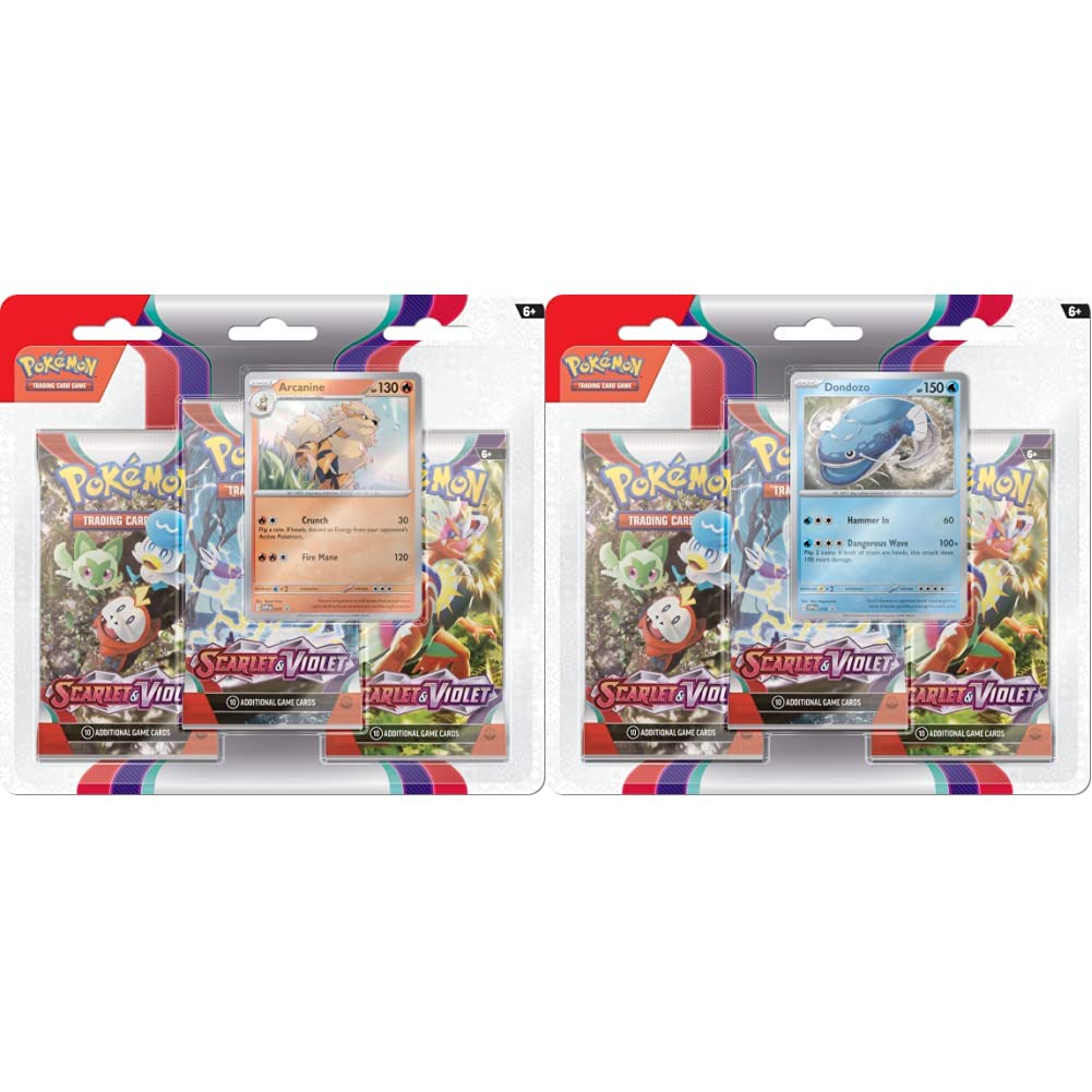 Scarlet and Violet (Base Set) Triple Pack Blister – Trident Cards