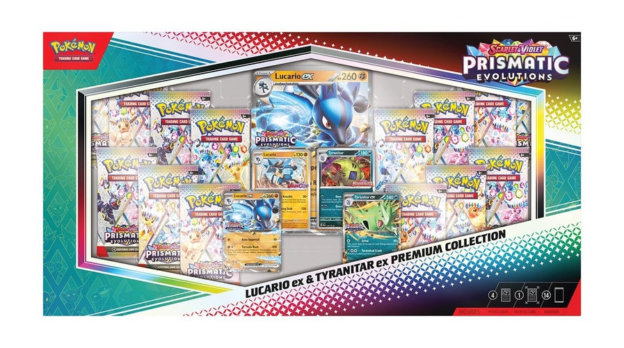 Lucario & Tyranitar Prismatic Box Sam's Club Exclusive (Arriving 17/09/2025)