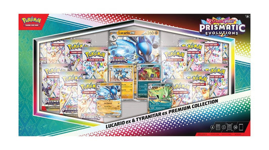 Lucario & Tyranitar Prismatic Box Sam's Club Exclusive (Arriving 17/09/2025)