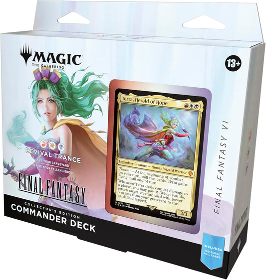 Magic: The Gathering Collector’s Edition FINAL FANTASY VI Commander Deck - Revival Trance - Pre-Order