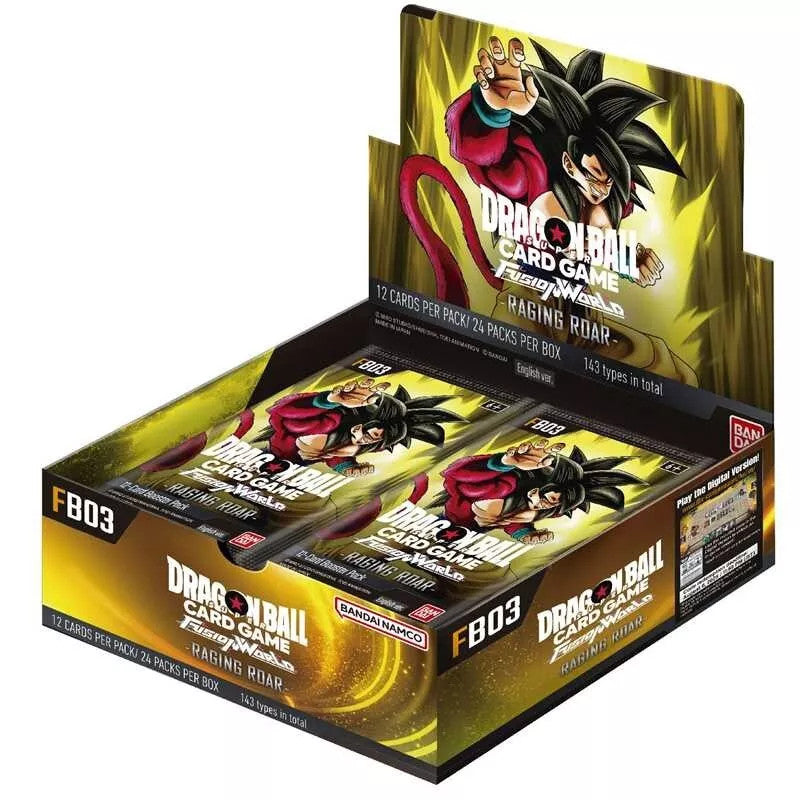 Dragon Ball Fusion World: FB03 - RAGING ROAR Booster Box