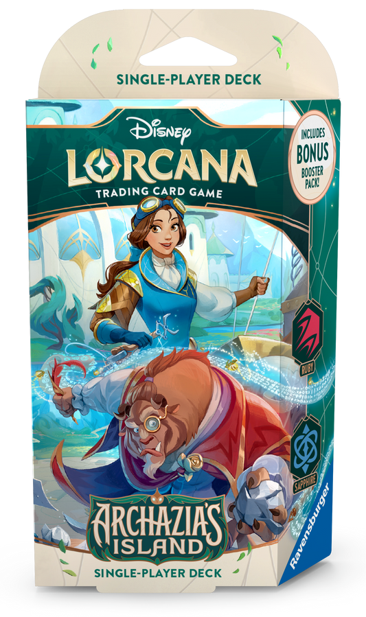 Disney Lorcana: Archazia's Island Starter Deck - Ruby & Sapphire