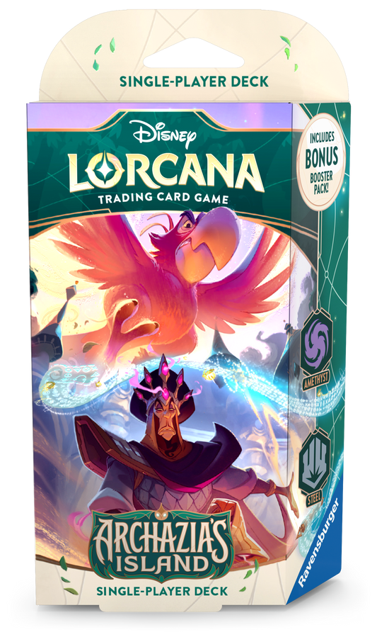 Disney Lorcana: Archazia's Island Starter Deck - Amethyst & Steel