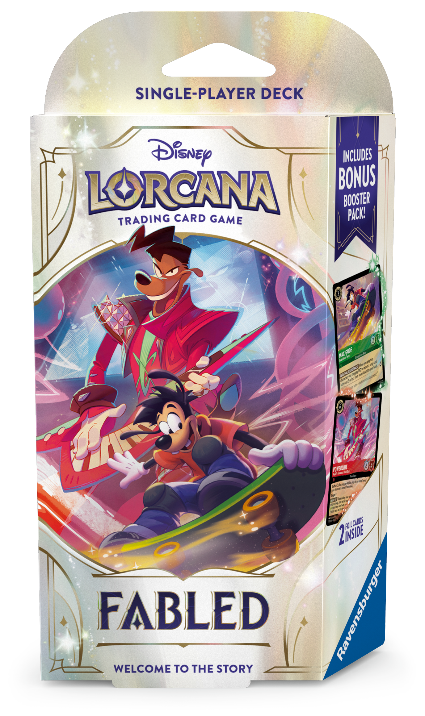 Disney Lorcana: Fabled Starter Deck - Emerald & Ruby (Powerline & Max)
