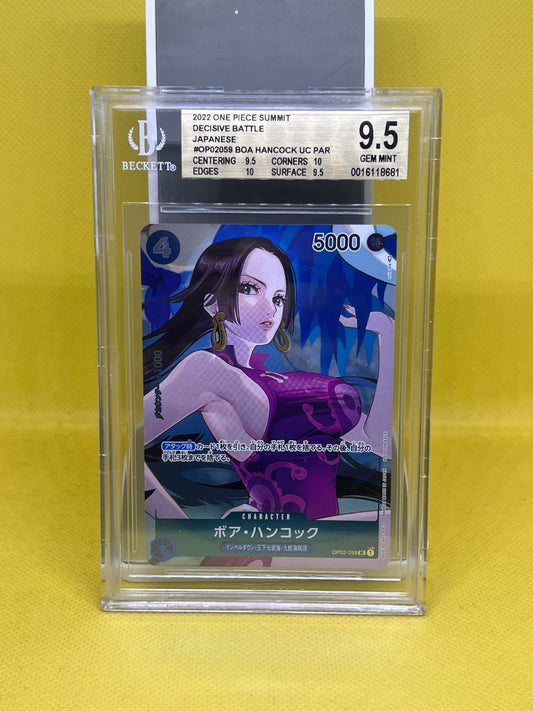 Boa Hancock OP02-059 Promo Pack (Japanese) BGS 9.5 Gem Mint