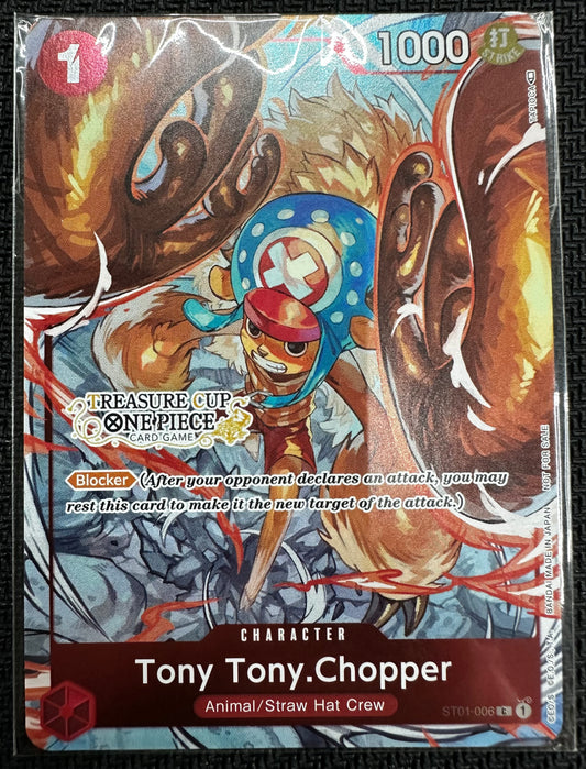 Tony Tony Chopper ST01-006 Treasure Cup Prize Card One Piece - Sealed