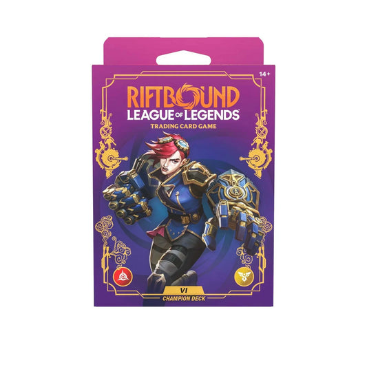Riftbound: League of Legends Trading Card Game - Unleashed Champion Deck - Vi Display