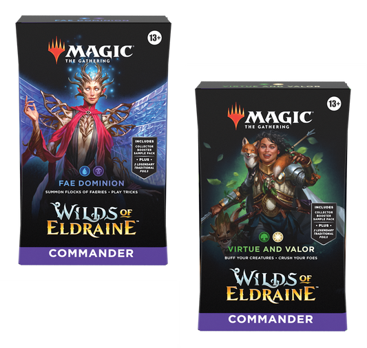 Magic: The Gathering Wilds of Eldraine Commander Deck - Set of 2