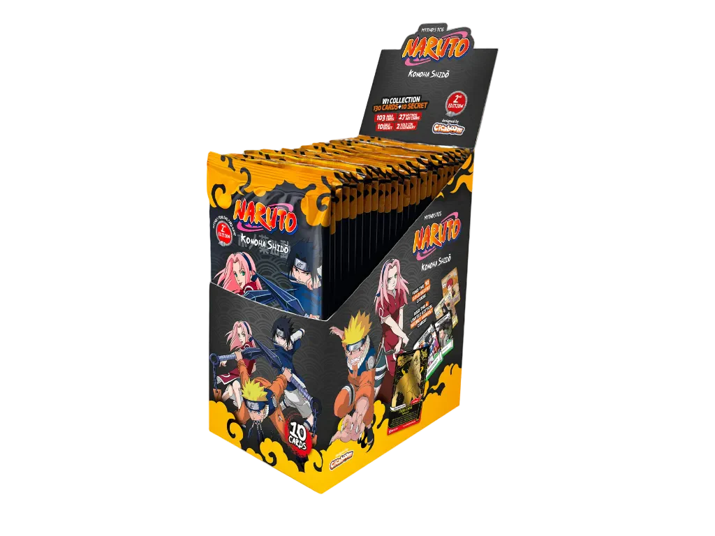 Naruto Mythos TCG Konoha Shido Set 01 Booster Box 24 Packs - 2nd edition