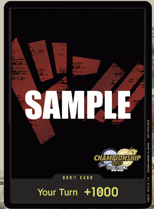 Black Don!! Championship 2023 Stamped One Piece CS Celebration Pack