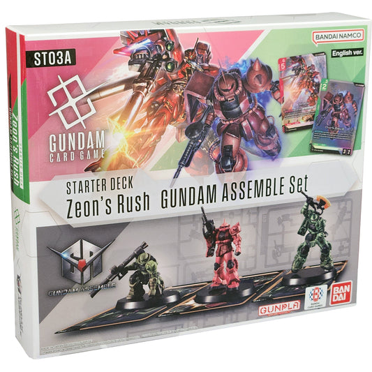 GUNDAM Card Game: Zeon's Rush [ST03A] - Assemble Starter Deck