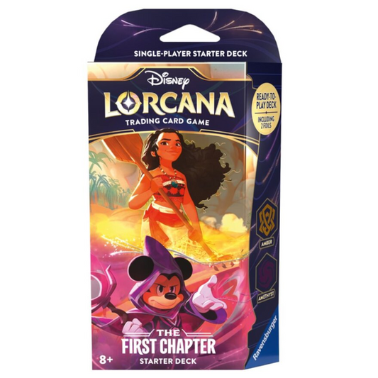 Lorcana The First Chapter Starter Deck Amber and Amethyst