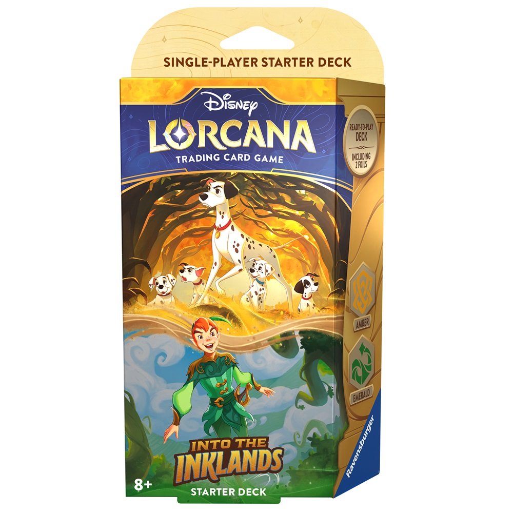 Lorcana Set 3 Into The InkLands Starter Deck Amber Emerald