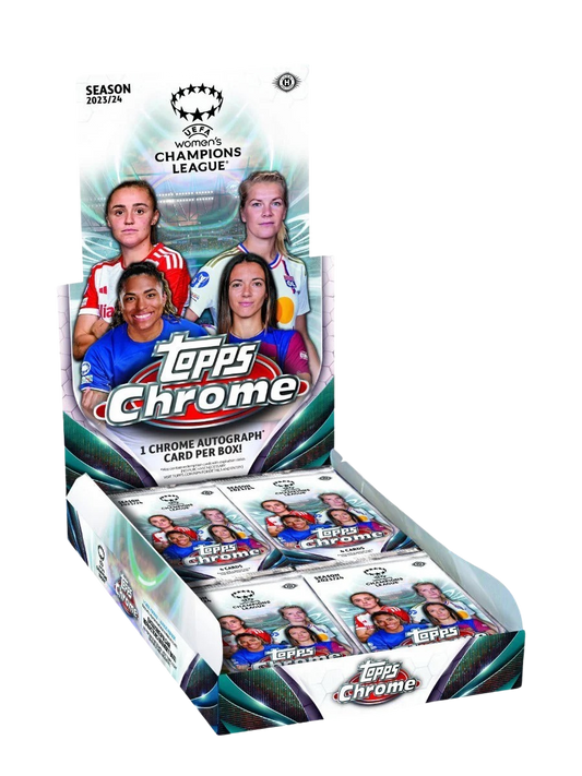 Topps Chrome UEFA Women's Champions League Hobby Box 2023-24