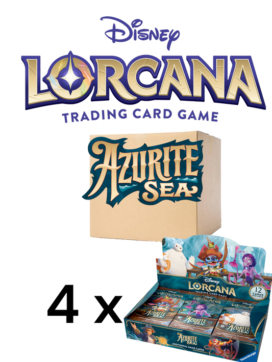 Disney Lorcana: Azurite Sea Booster Box Case