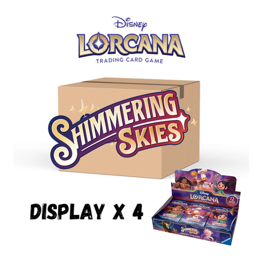 Disney Lorcana: Shimmering Skies Booster Box Sealed Case (Pre Order Deal Only)