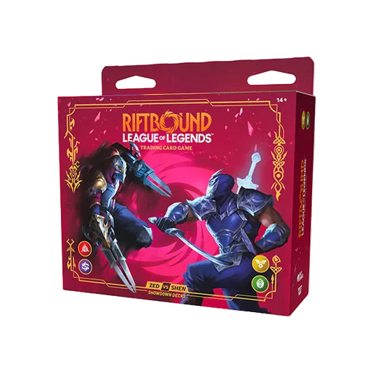 PRE ORDER - Riftbound: League of Legends TCG - Set 04 - Vendetta - Showdown Decks - Zed vs Shen