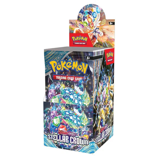 Pokemon Scarlet & Violet Stellar Crown - Half Booster Box (18 Boosters)