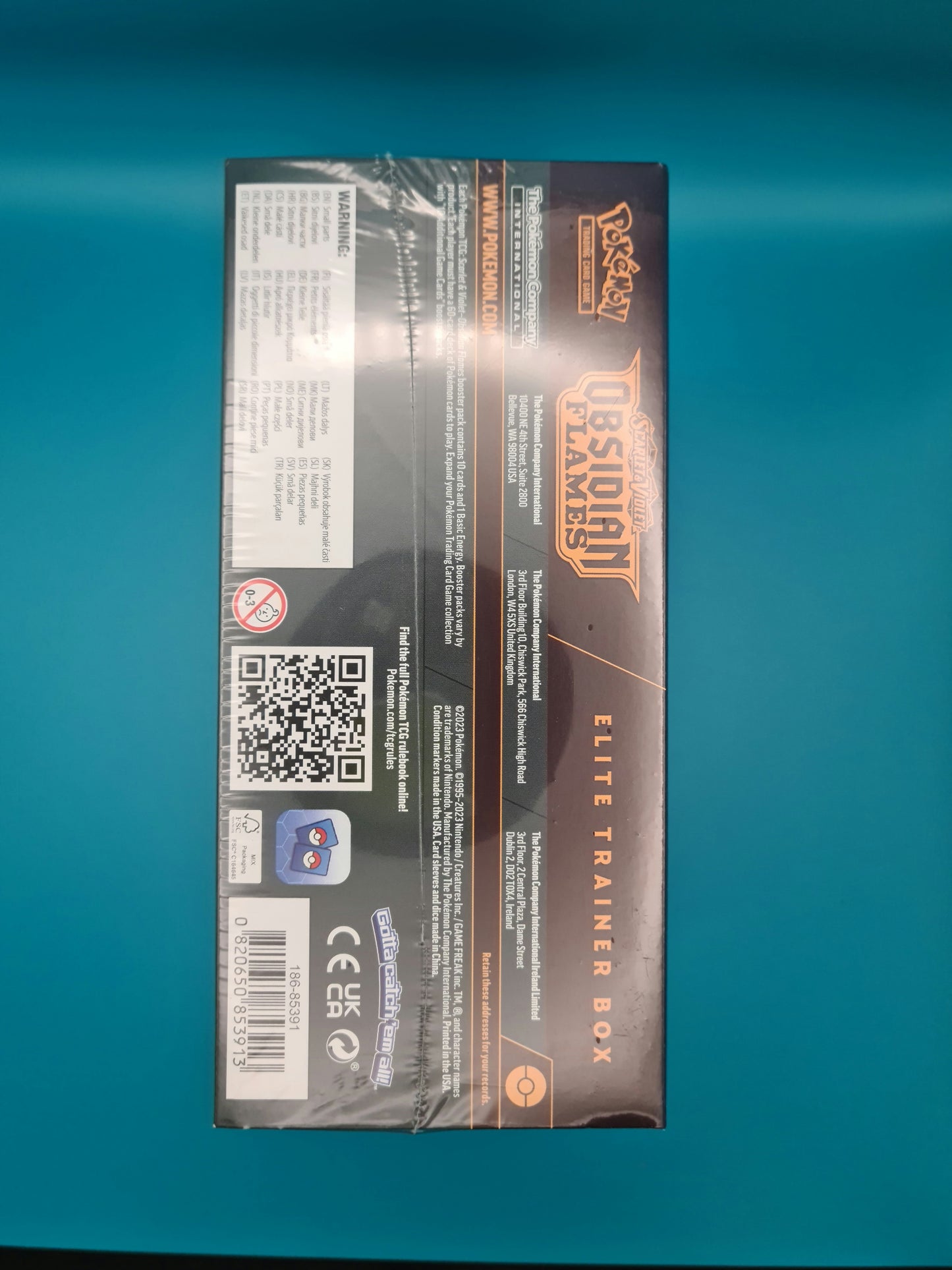 [Pre-Owned] Pokémon TCG: Obsidian Flames Elite Trainer Box