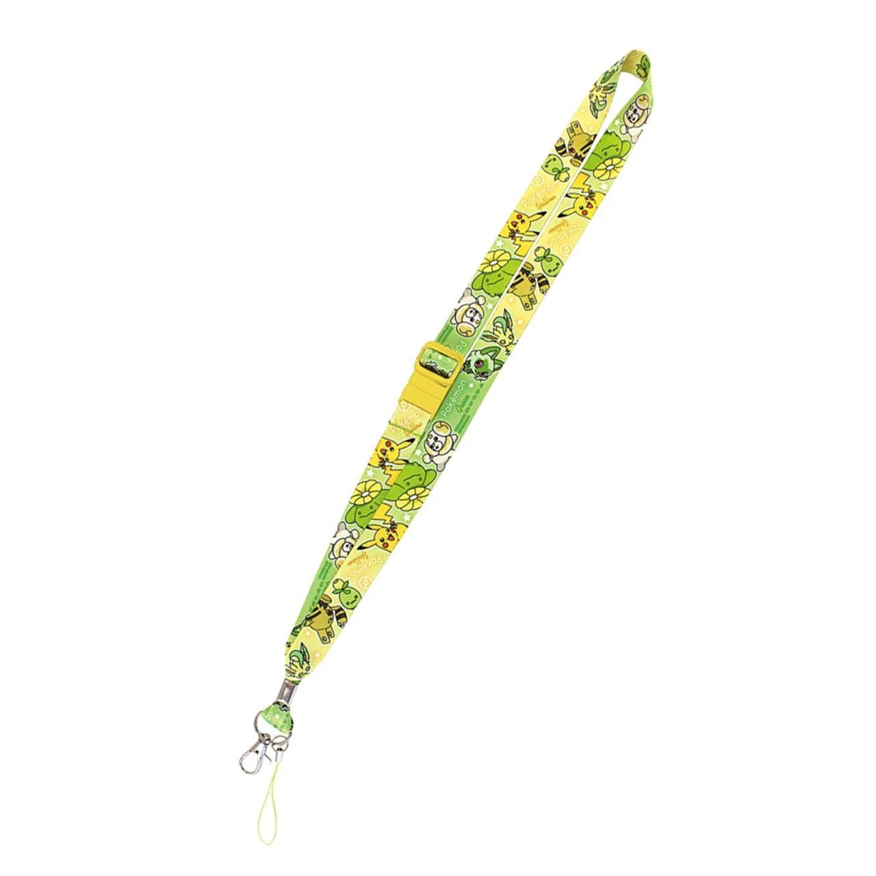 Pokemon Lanyard Neck Strap Gradation Green And Yellow