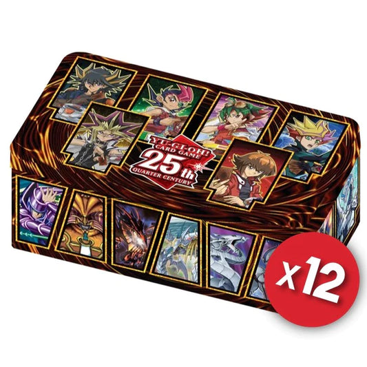 Yu-Gi-Oh! - Dueling Heroes 25th Anniversary Tin Case (12 Count)