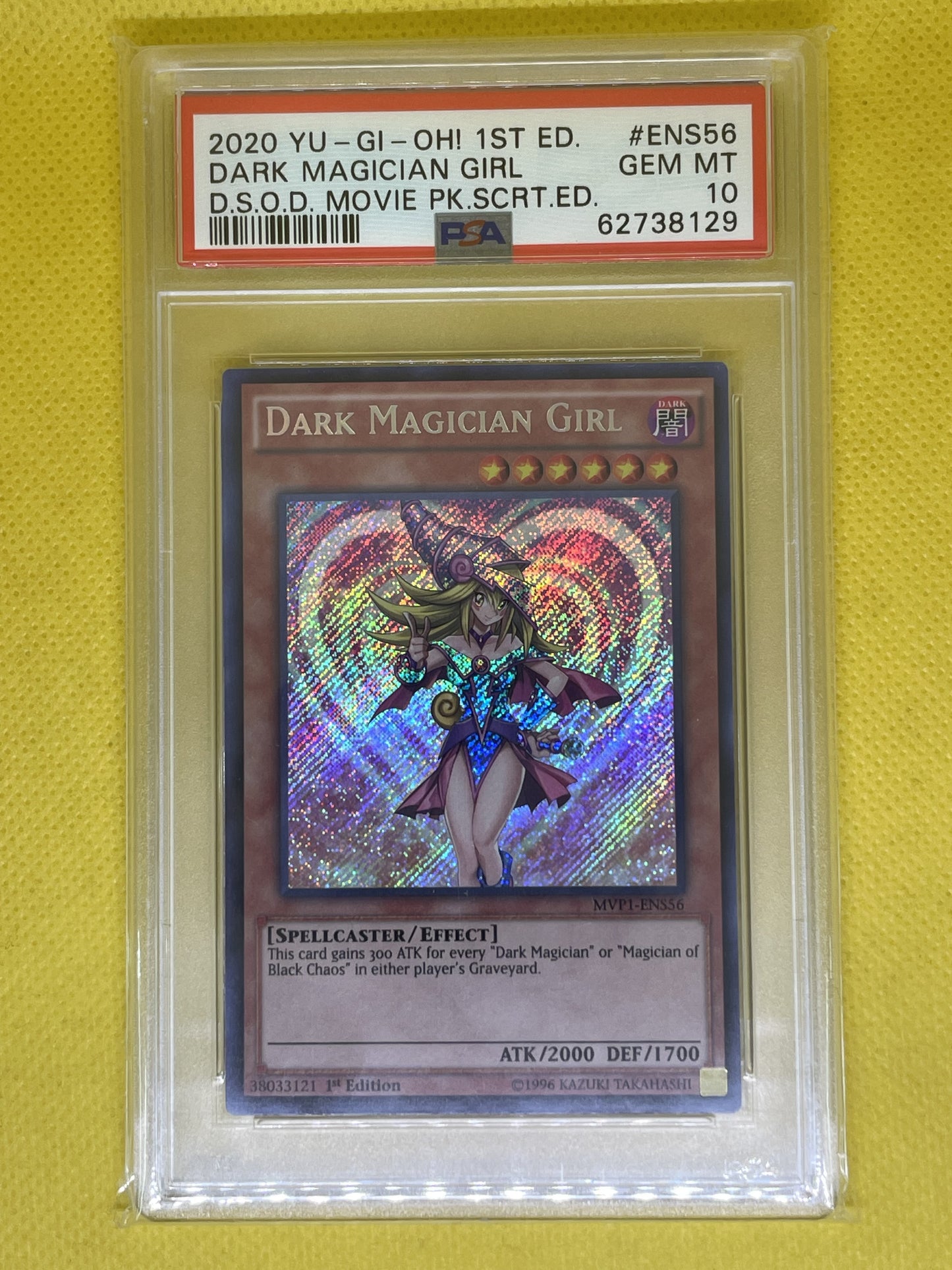 Dark Magician Girl MVP1-ENS56 Secret Rare 1st Edition#4 PSA 10