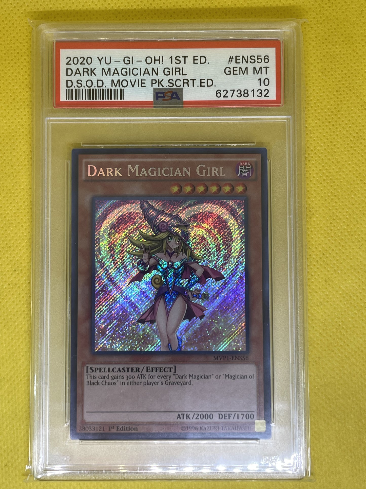Dark Magician Girl MVP1-ENS56 Secret Rare 1st Edition#2 PSA 10