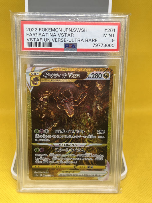 Giratina Vstar 261/172 Gold Vstar universe PSA 9