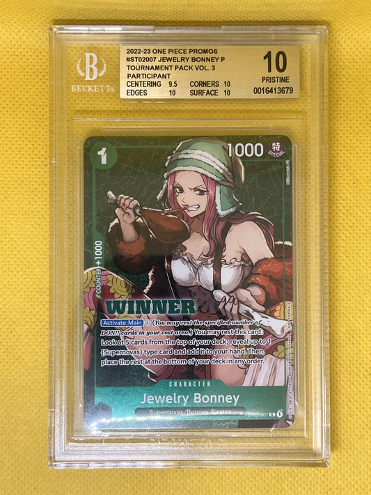 Jewelry Bonney ST02-007 Tourament Pack Vol.3 Winner BGS 10