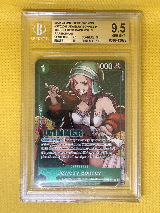 Jewelry Bonney ST02-007 Tourament Pack Vol.3 Winner BGS 9.5