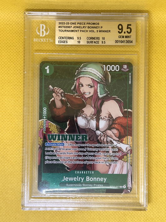 Jewelry Bonney ST02-007 Tourament Pack Vol.3 Winner BGS 9.5