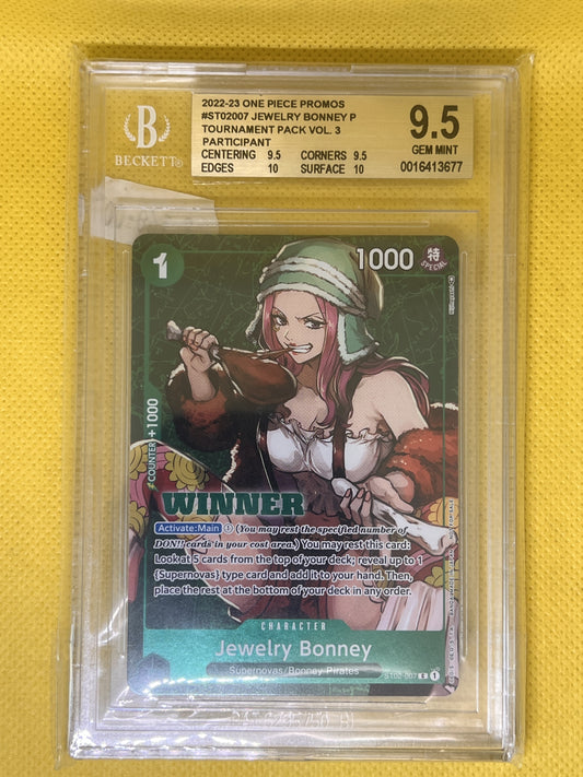 Jewelry Bonney ST02-007 Tourament Pack Vol.3 Winner BGS 9.5