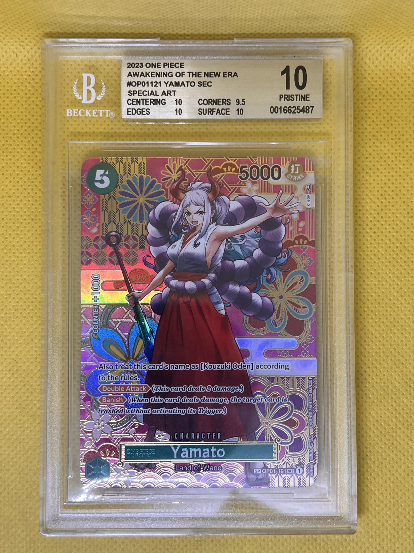 Yamato OP01-121 Special Art Awakening Of New Era BGS 10