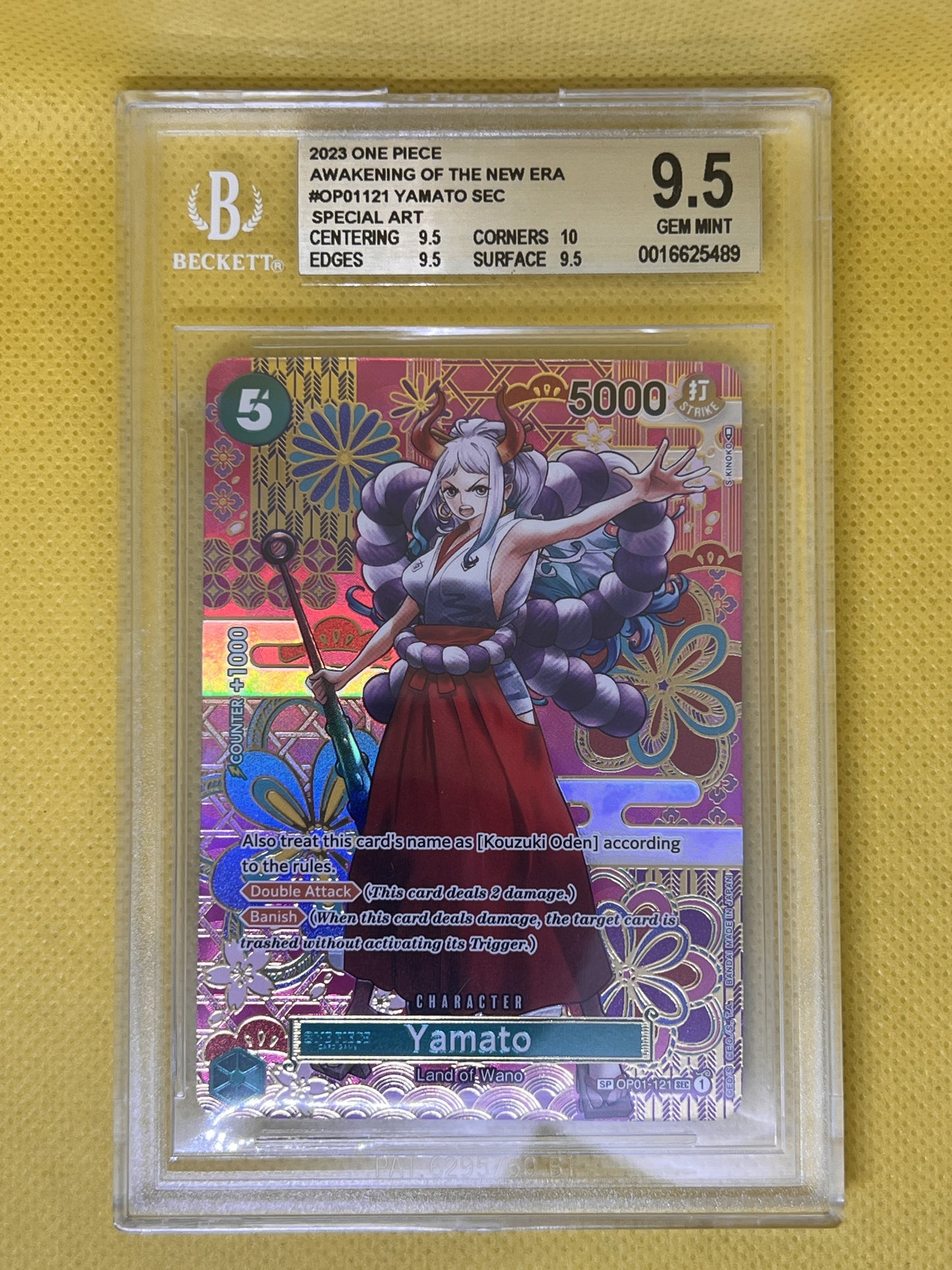 Yamato OP01-121  Special Art Awakening Of New Era BGS 9.5